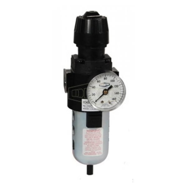 Dixon Wilkerson by Self-Relieving Standard Compact Filter/Regulator with GC230 Gauge and Bowl Guard, Polyc CB6-02MG - main